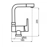 Vòi Rửa Chén Carysil G-0555P